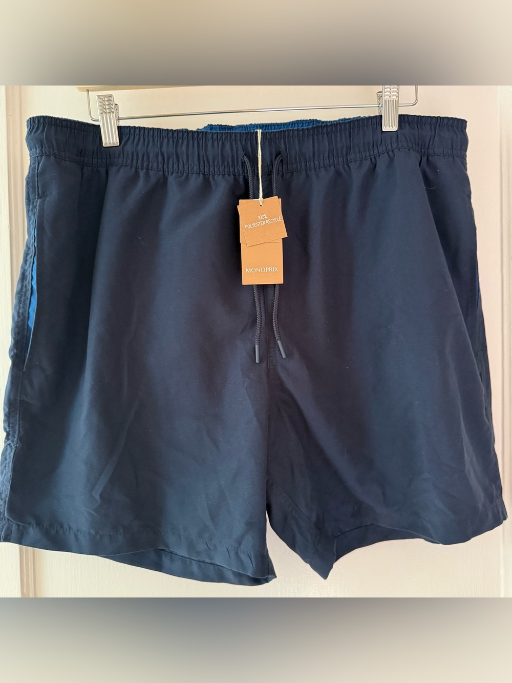 Monoprix Navy Swim Shorts size xxl NWT